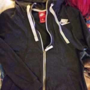 Charcoal color Nike hoodie size medium